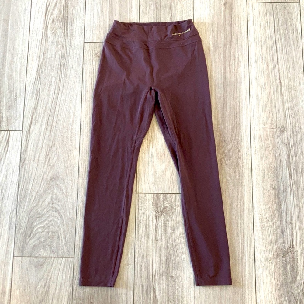 Gymshark x Whitney High Rise Leggings - Cherry Chocolate